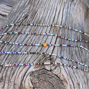 Handmade Dainty Seed-Bead Necklaces